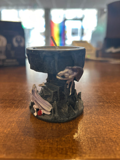 Dragon Mage tea light holder