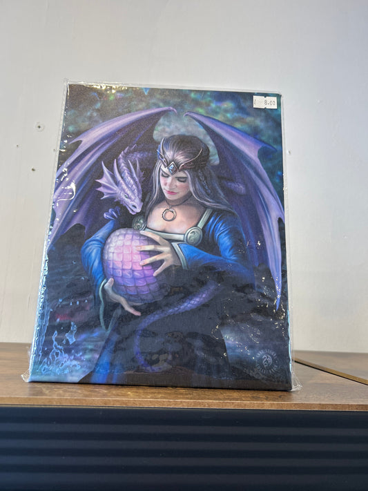 Dragon hatching canvas