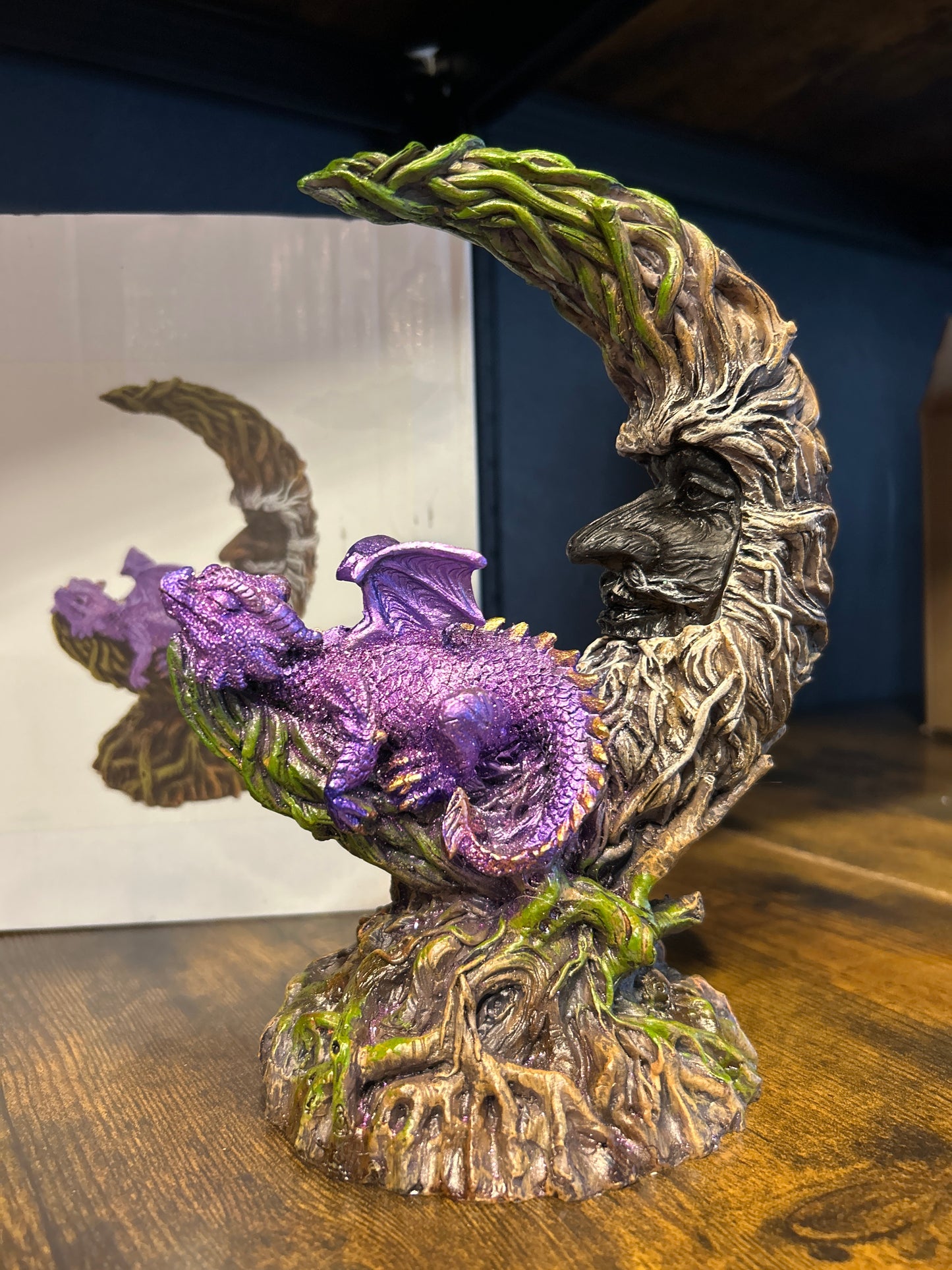 Purple Dragon on moon