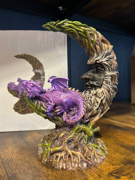 Purple Dragon on moon