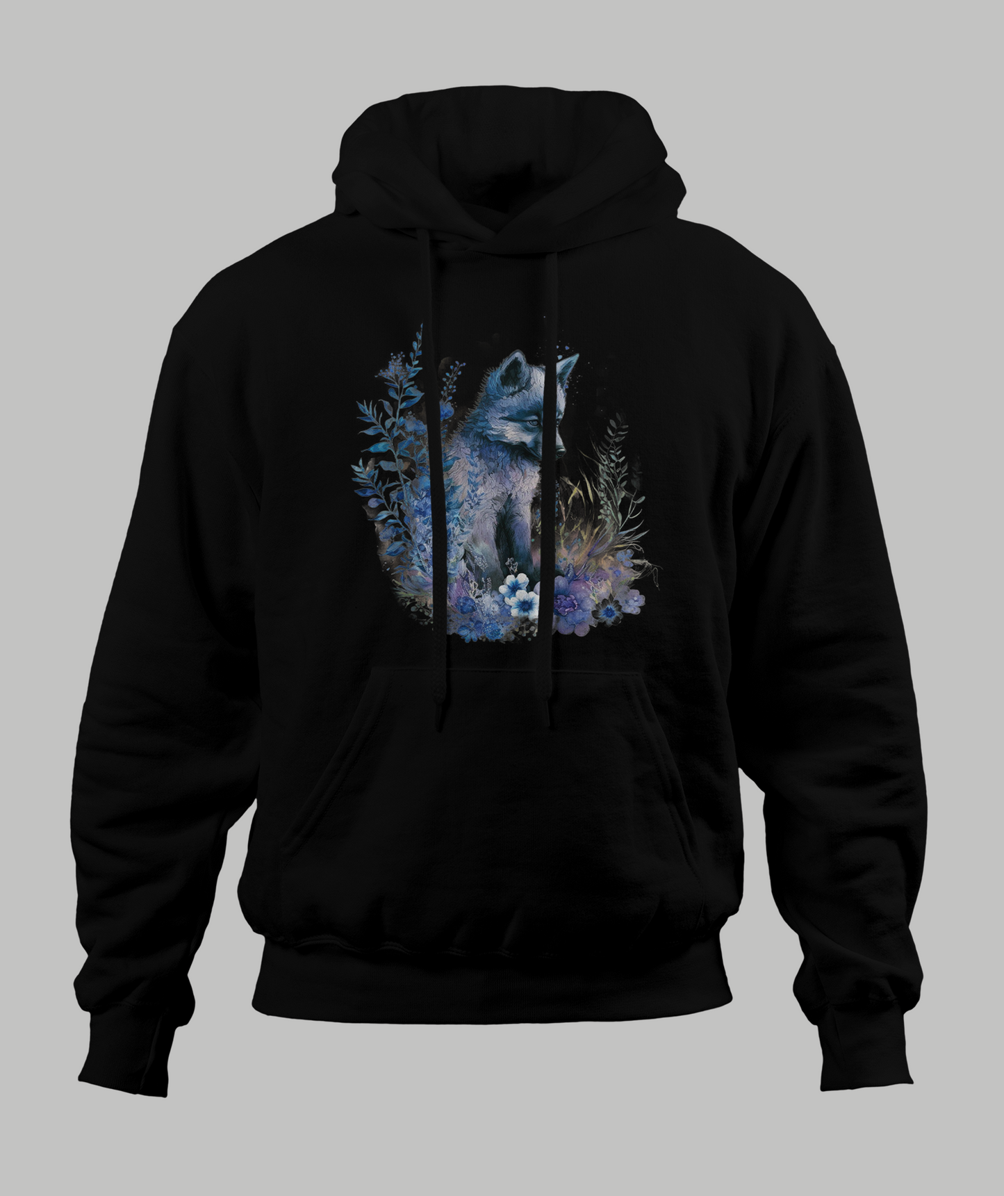 Blue Fox Cub Hoodie