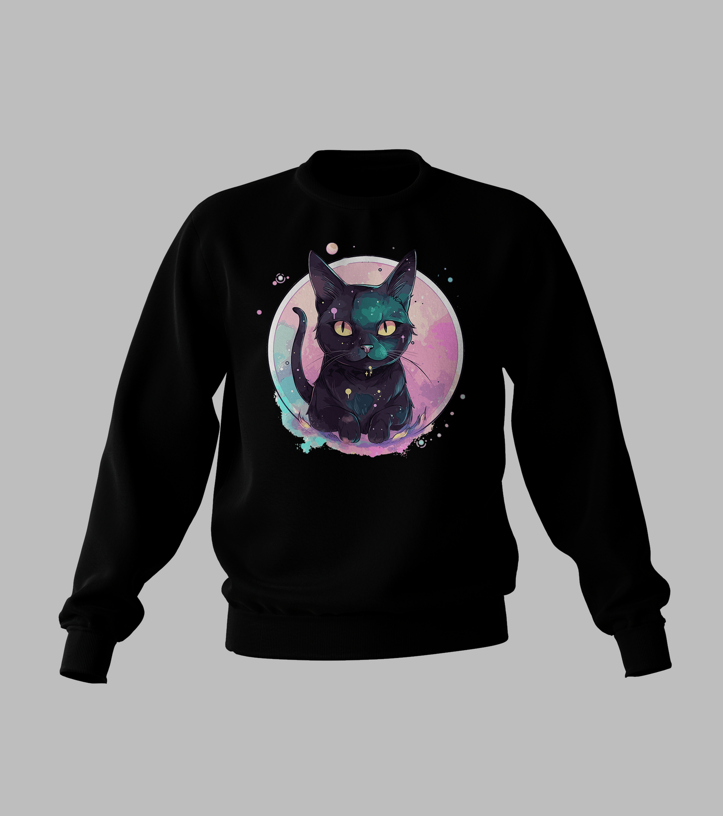 Pastal Orb Cat Sweater