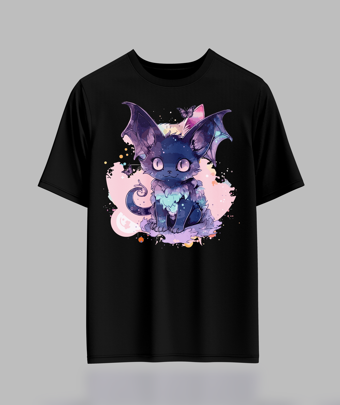 Pastal Bat Cat T-Shirt