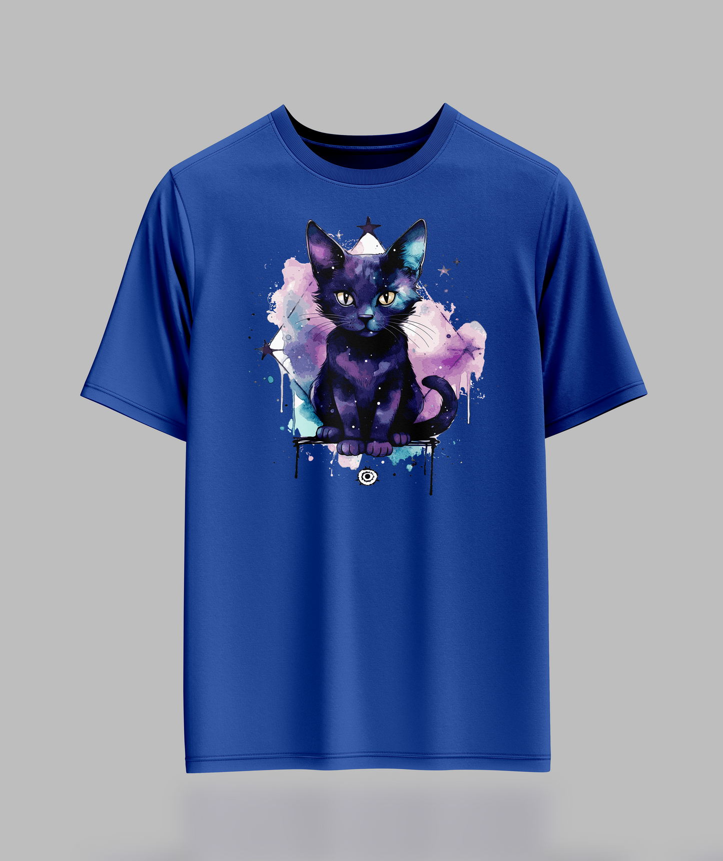 Black Pastal Cat T-Shirt