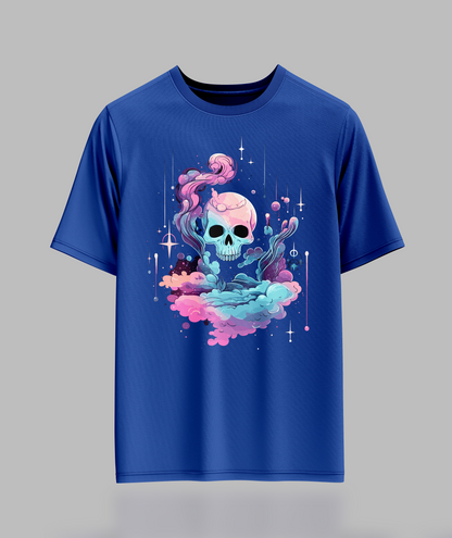 Pastal Cloudy Skull T-Shirt