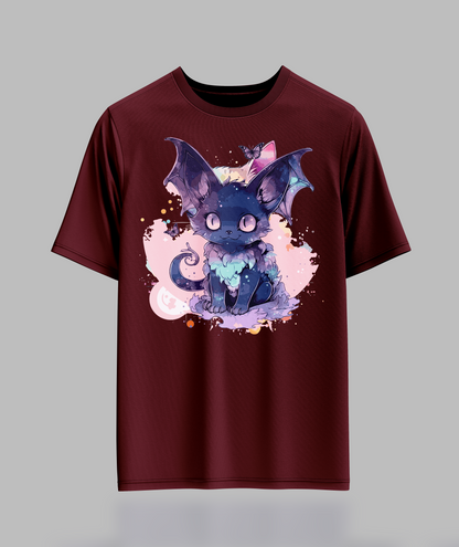 Pastal Bat Cat T-Shirt