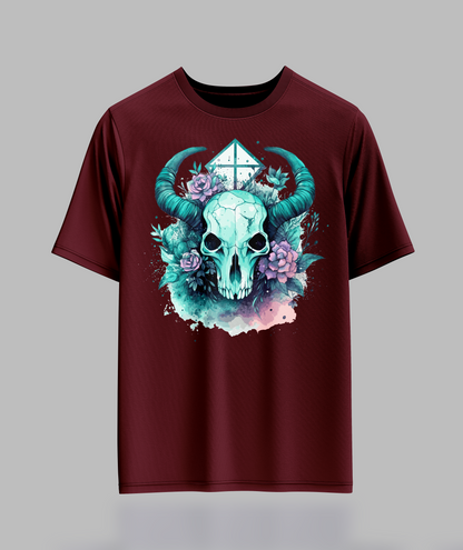 Pastal Animal Skull T-Shirt