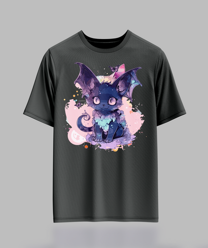 Pastal Bat Cat T-Shirt