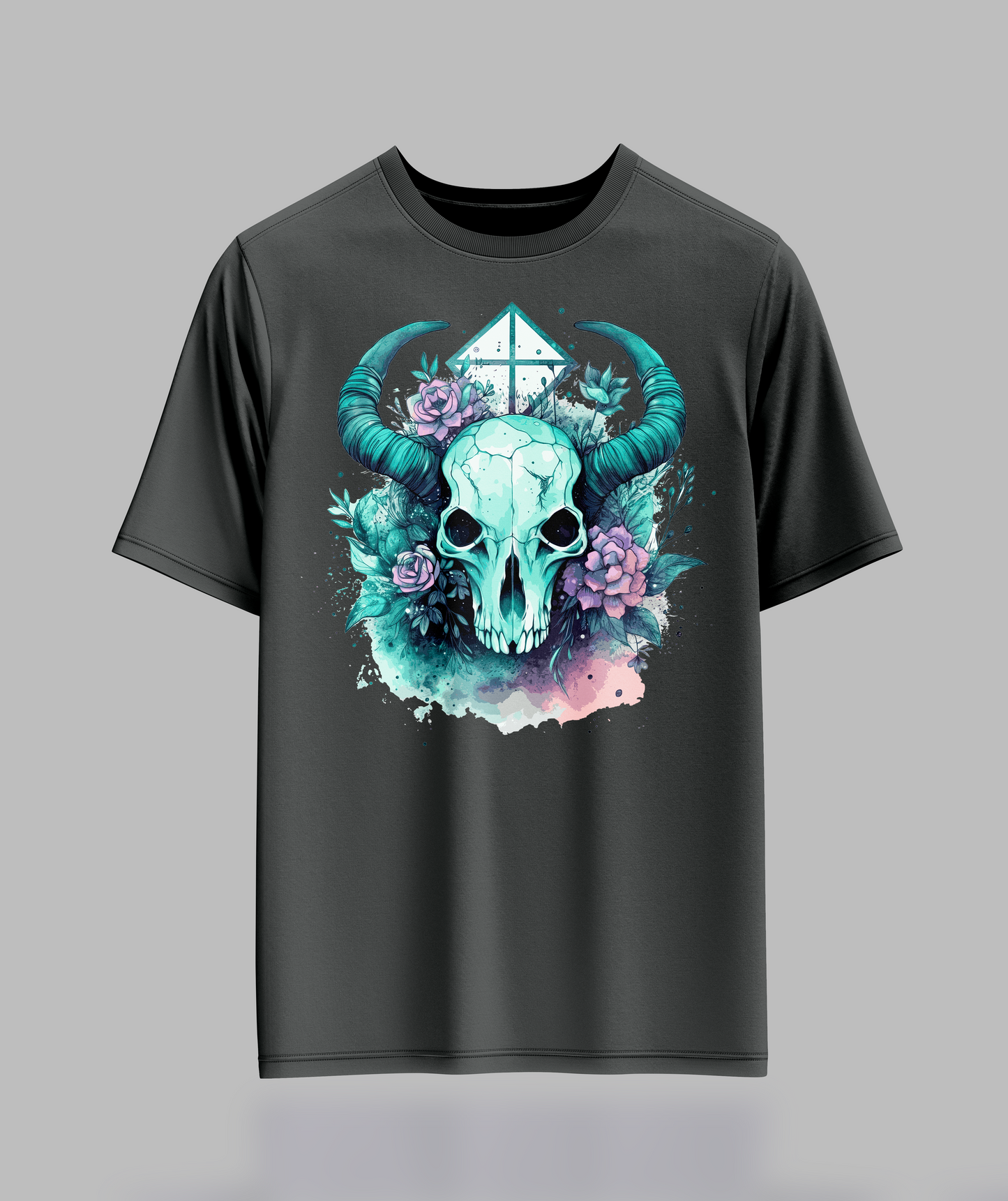 Pastal Animal Skull T-Shirt