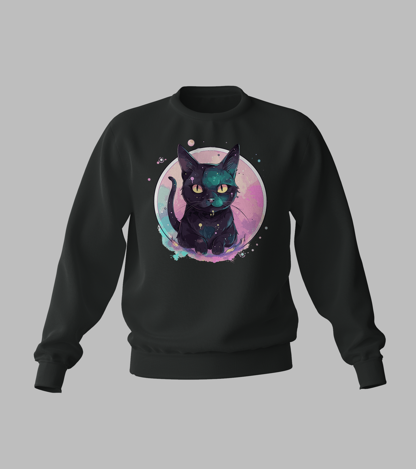 Pastal Orb Cat Sweater