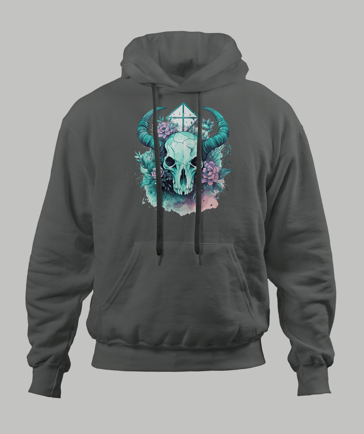 Pastal Animal Skull Hoodie