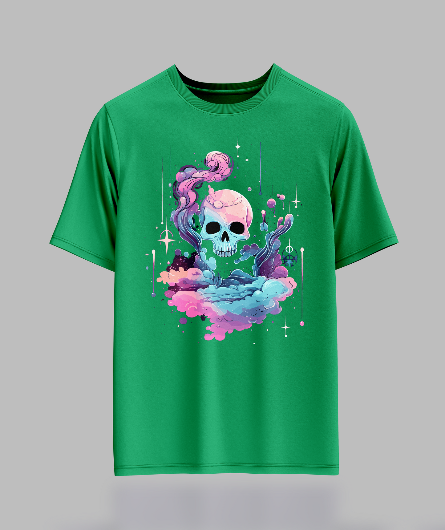 Pastal Cloudy Skull T-Shirt