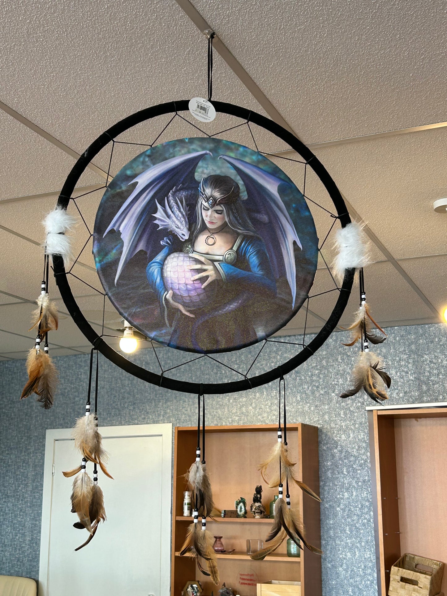 Dragon egg dream catcher