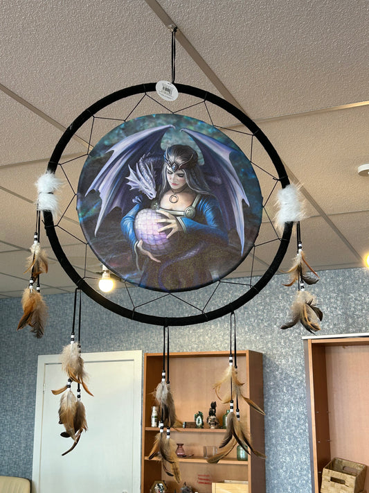 Dragon egg dream catcher