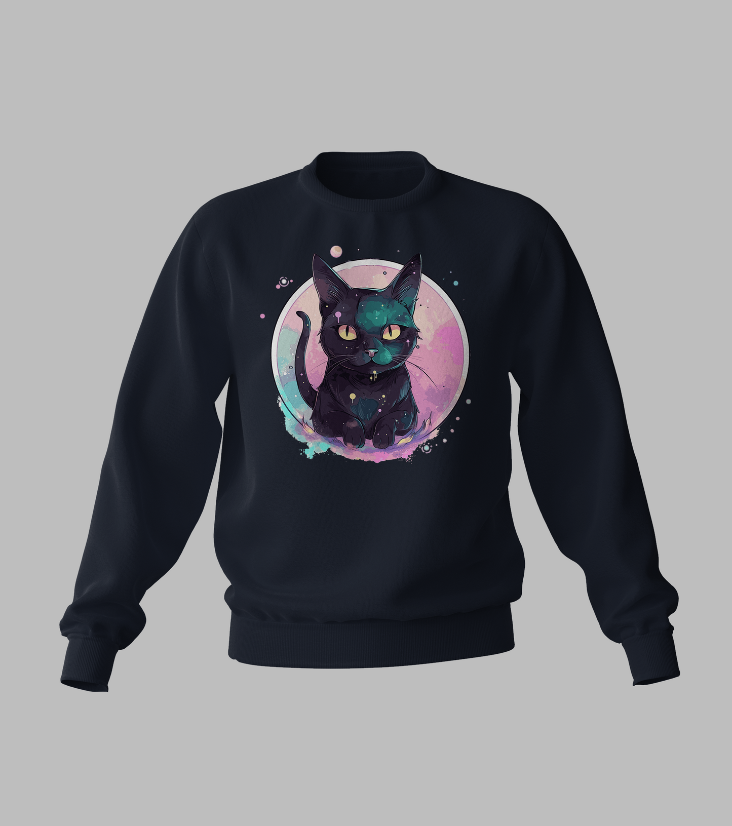 Pastal Orb Cat Sweater