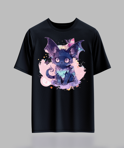 Pastal Bat Cat T-Shirt