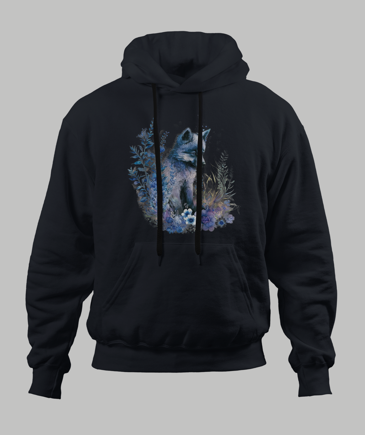 Blue Fox Cub Hoodie