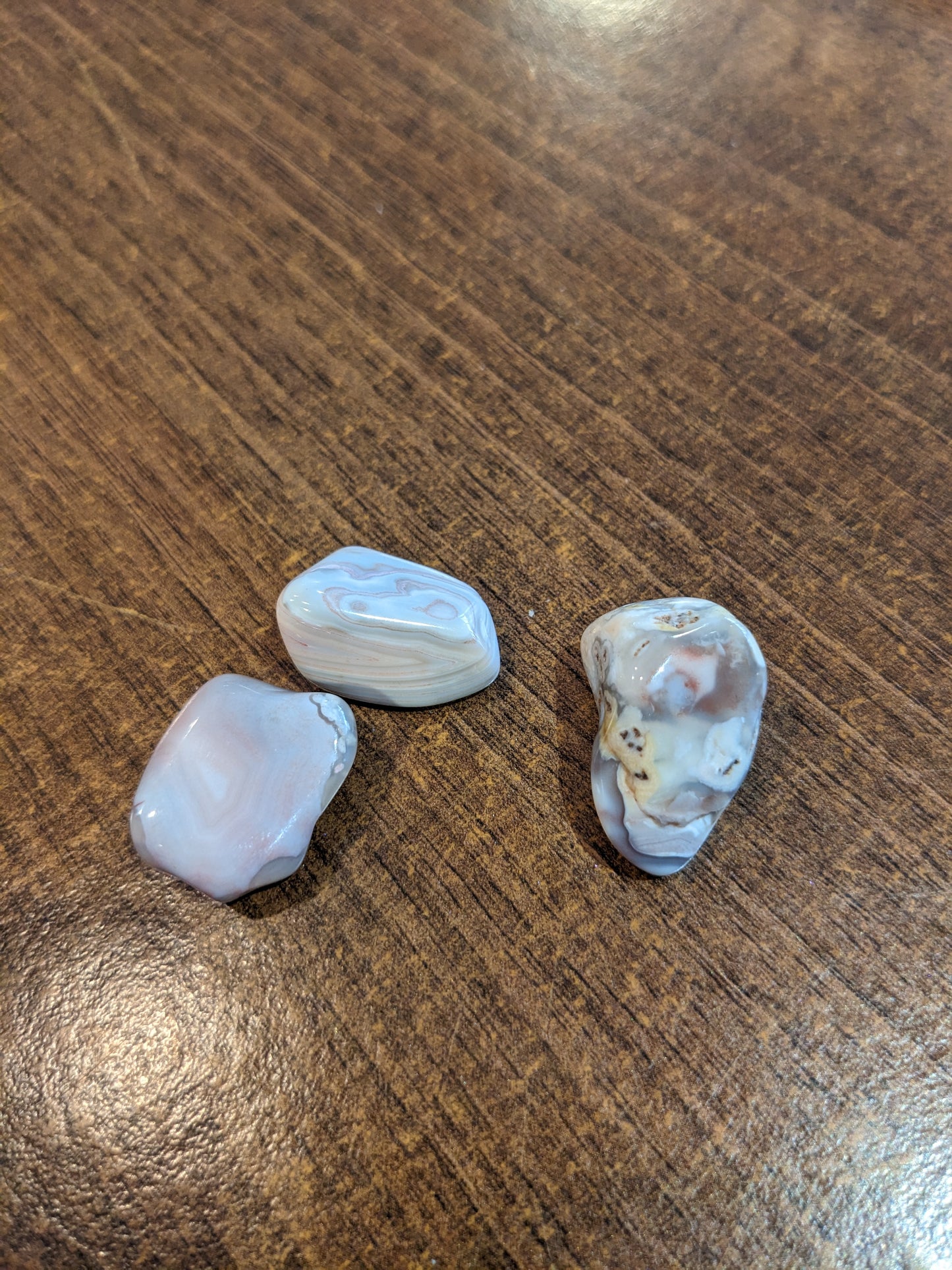 Grey and Pink Agate