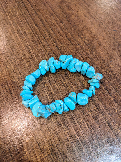 Turquoise Chip Bracelet