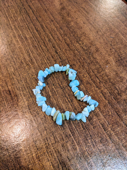 Amazonite Chip Bracelet