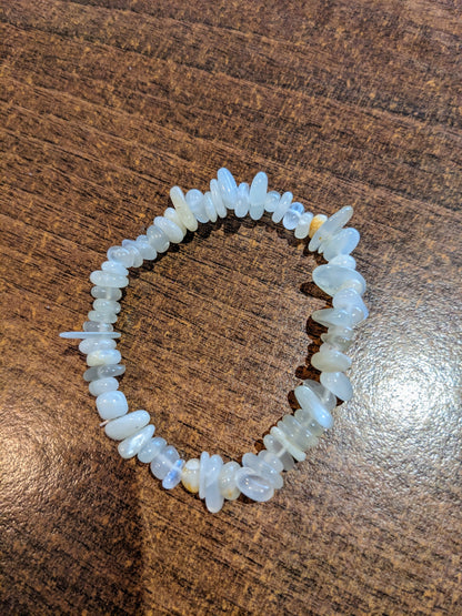 Moonstone Chip Bracelet