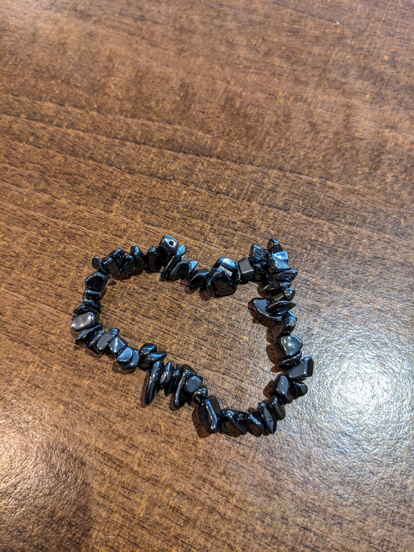 Hematite Chip Bracelet