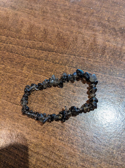 Smokey Quartz Chip Bracelet