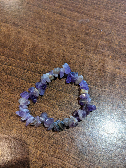 Amethyst Chip Bracelet