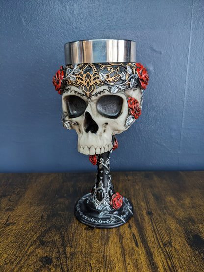 Gothic Roses Goblet