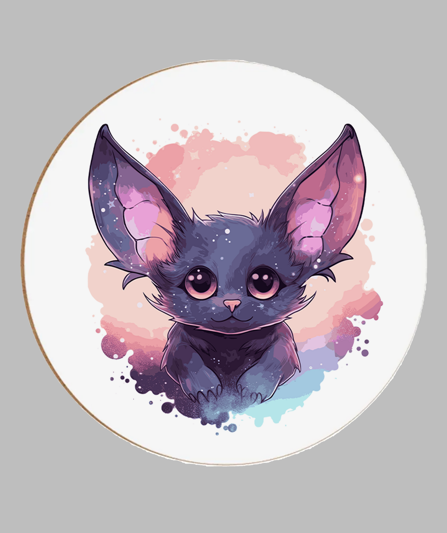 Pastal Cute Bat Coaster