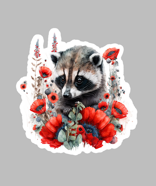 Racoon Sticker