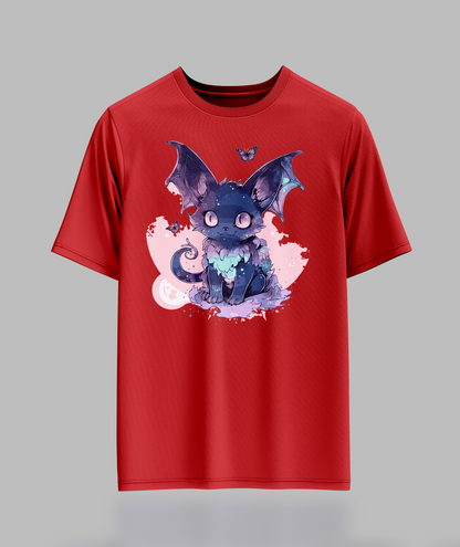 Pastal Bat Cat T-Shirt