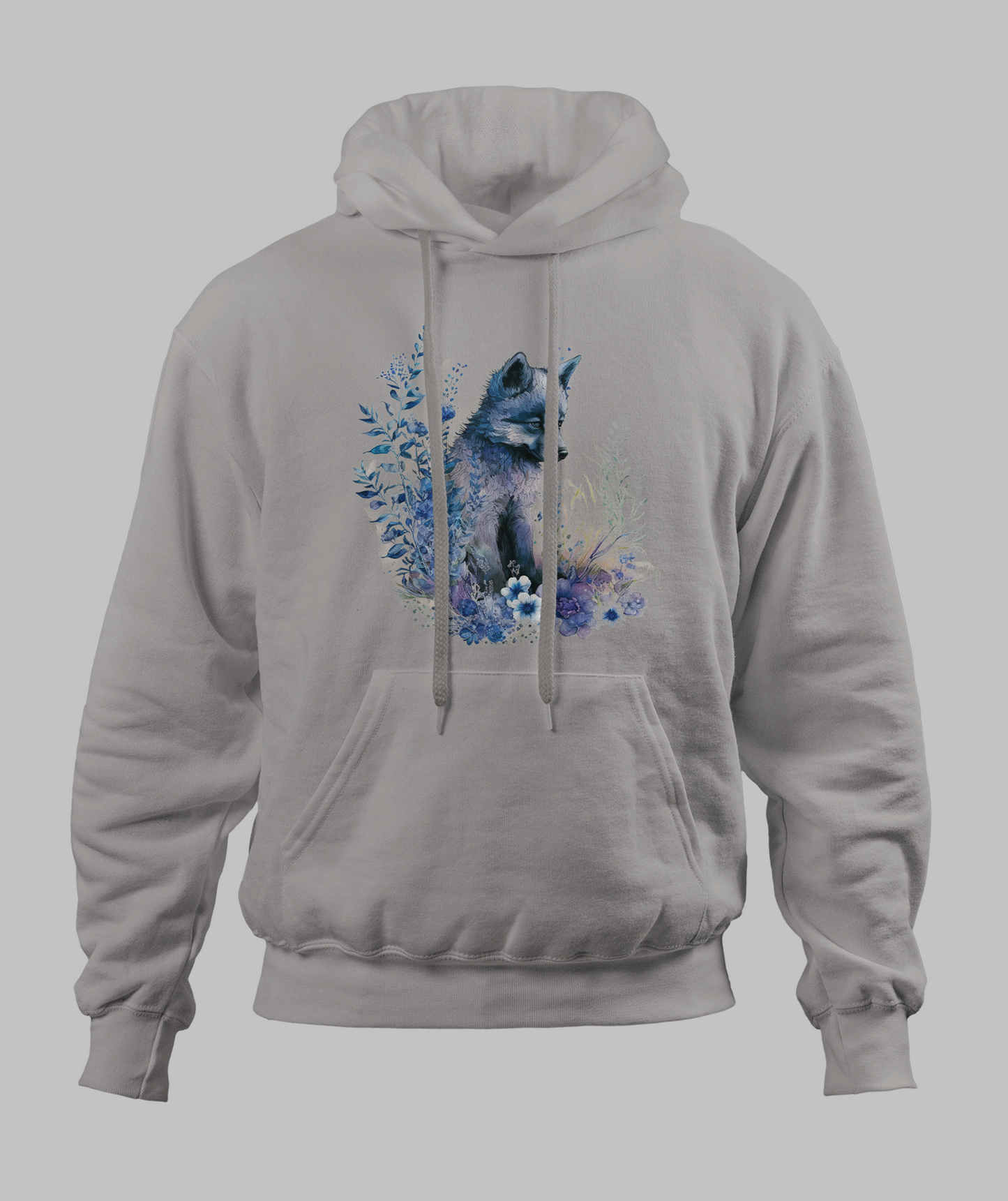 Blue Fox Cub Hoodie