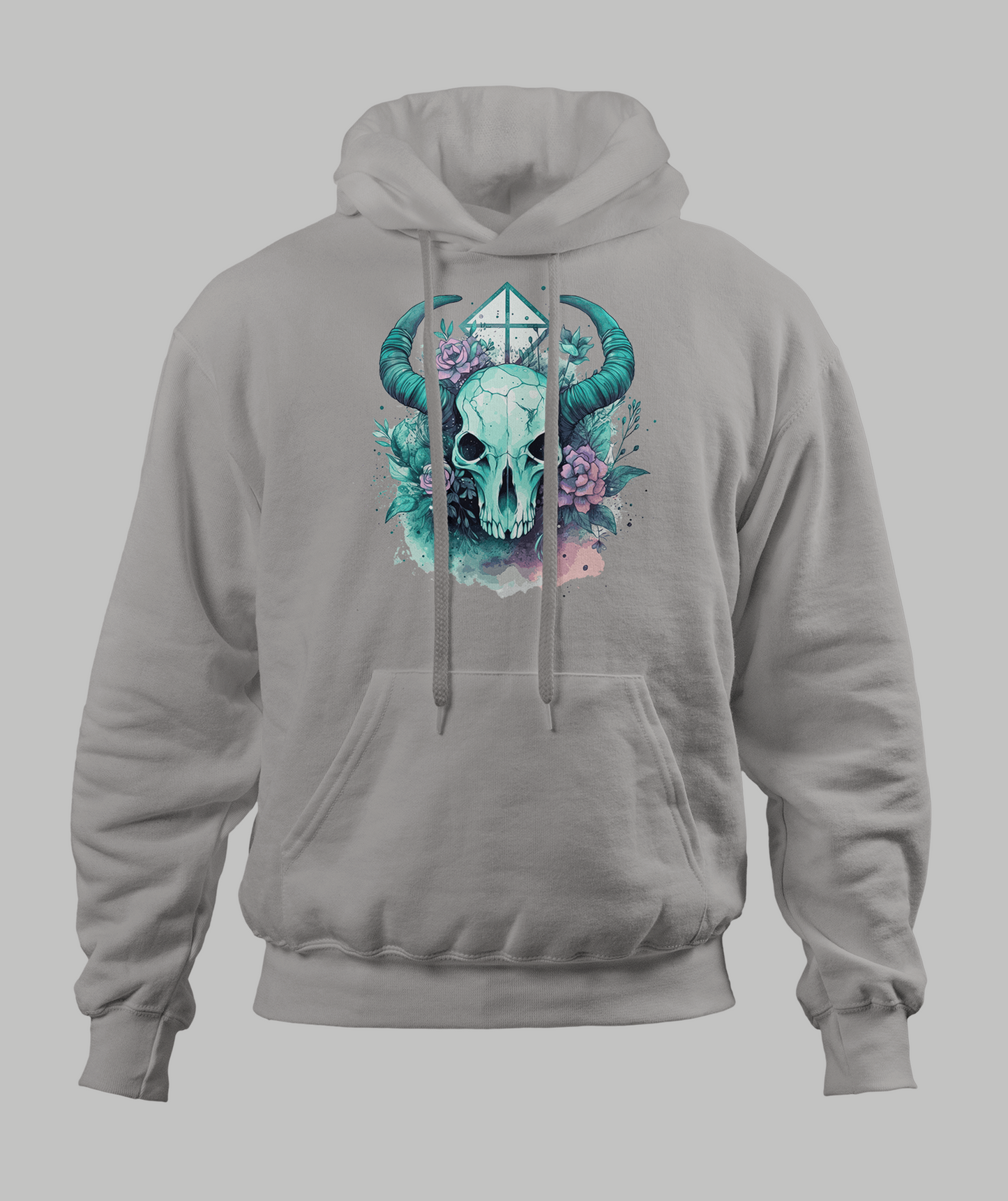 Pastal Animal Skull Hoodie