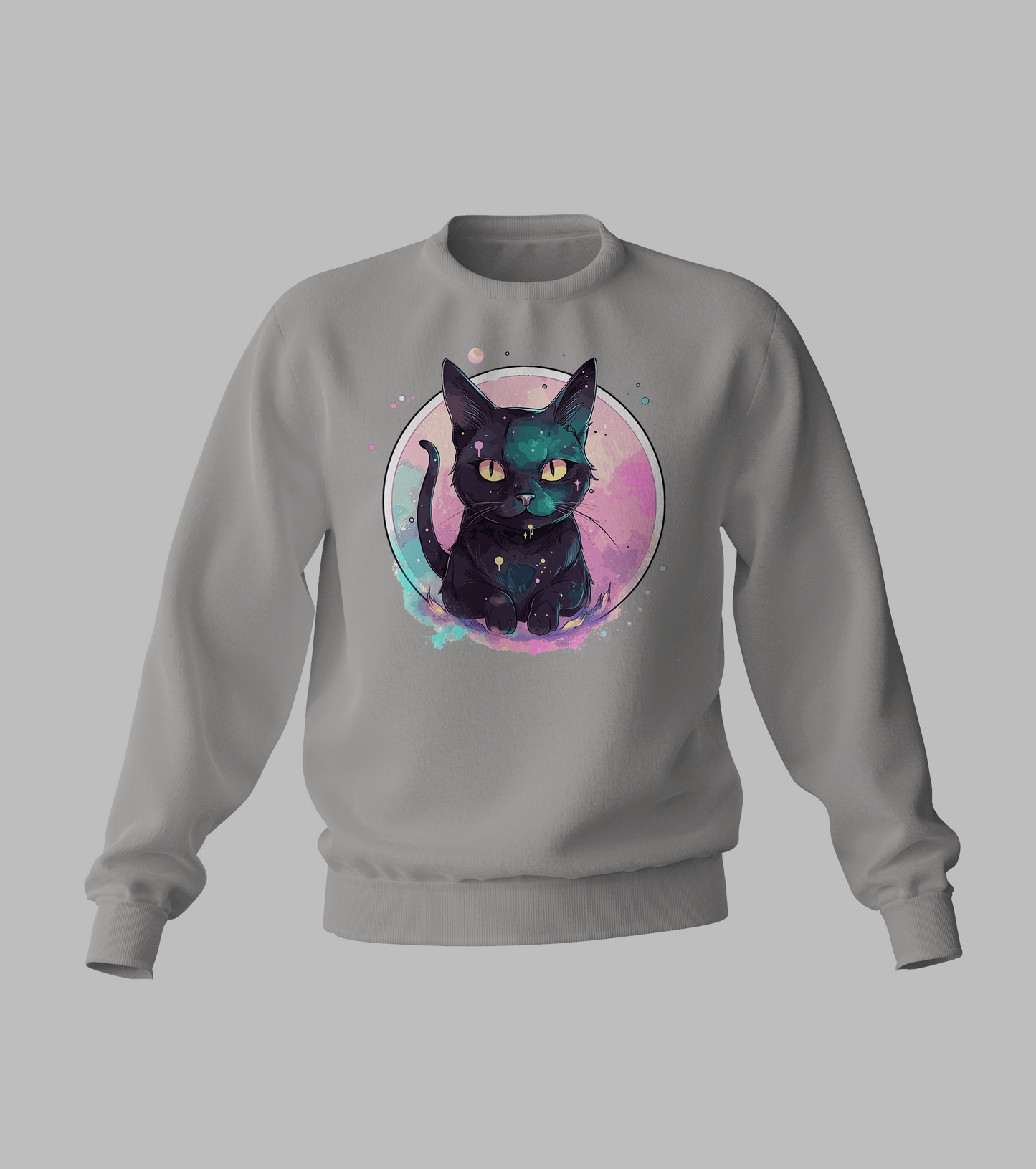 Pastal Orb Cat Sweater