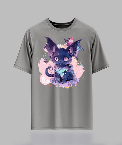 Pastal Bat Cat T-Shirt