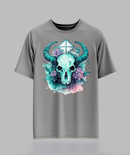 Pastal Animal Skull T-Shirt