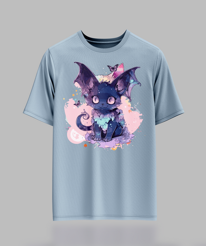 Pastal Bat Cat T-Shirt