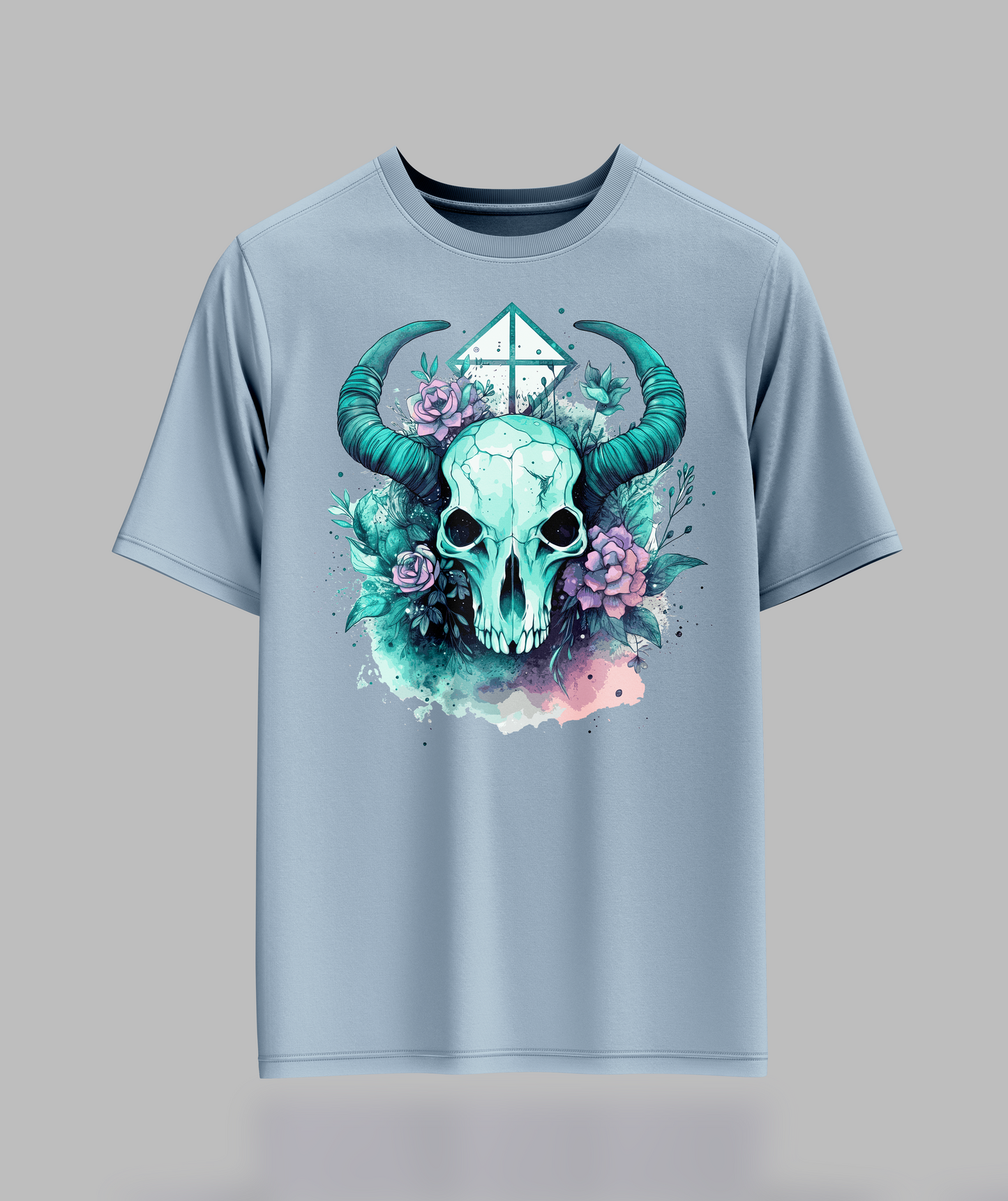 Pastal Animal Skull T-Shirt