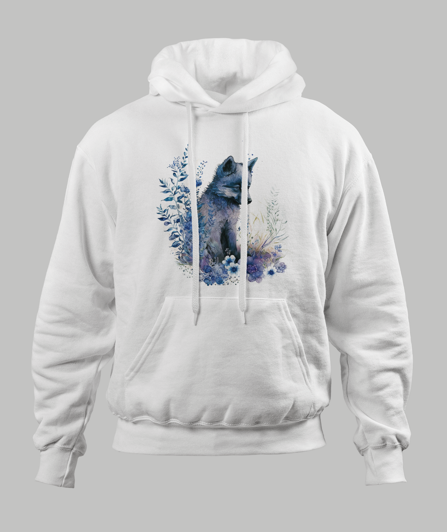 Blue Fox Cub Hoodie