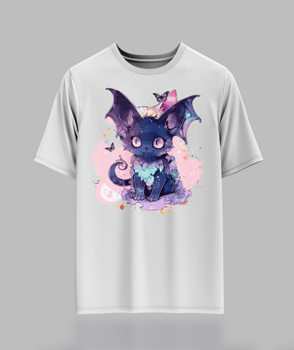 Pastal Bat Cat T-Shirt