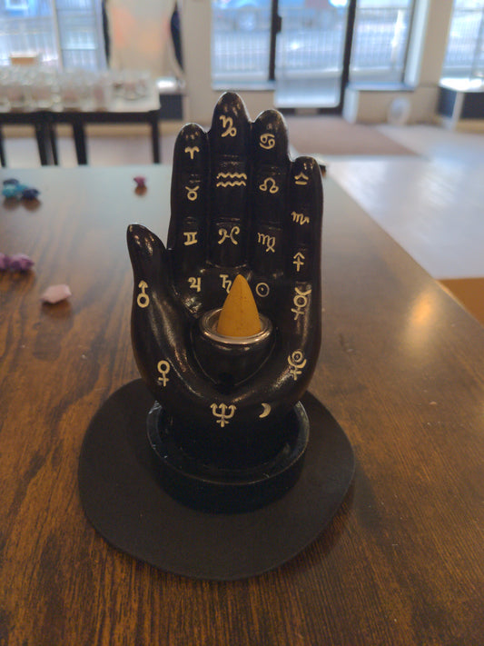 Palmistry back flow black